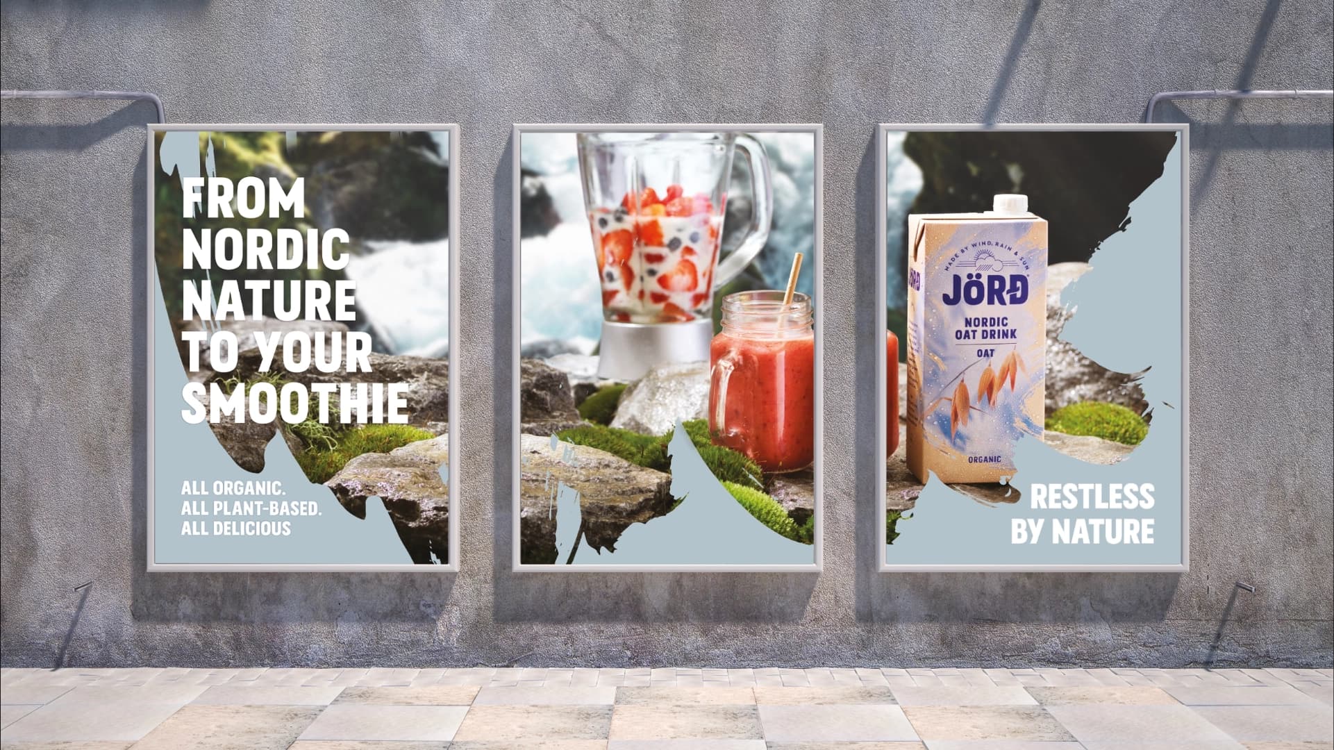 Jord, out-of-home billboard composition