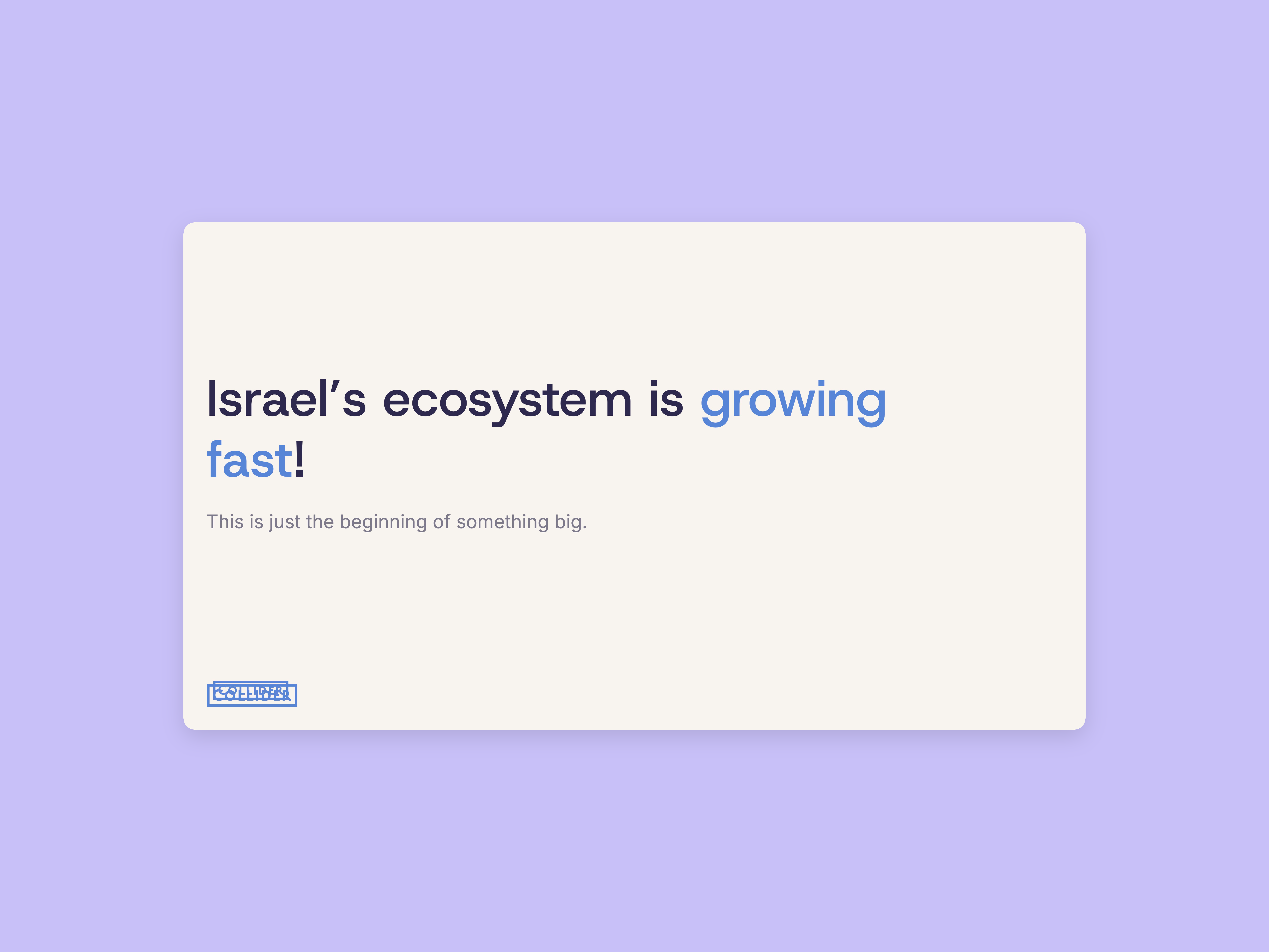 Collider — one-pager designs