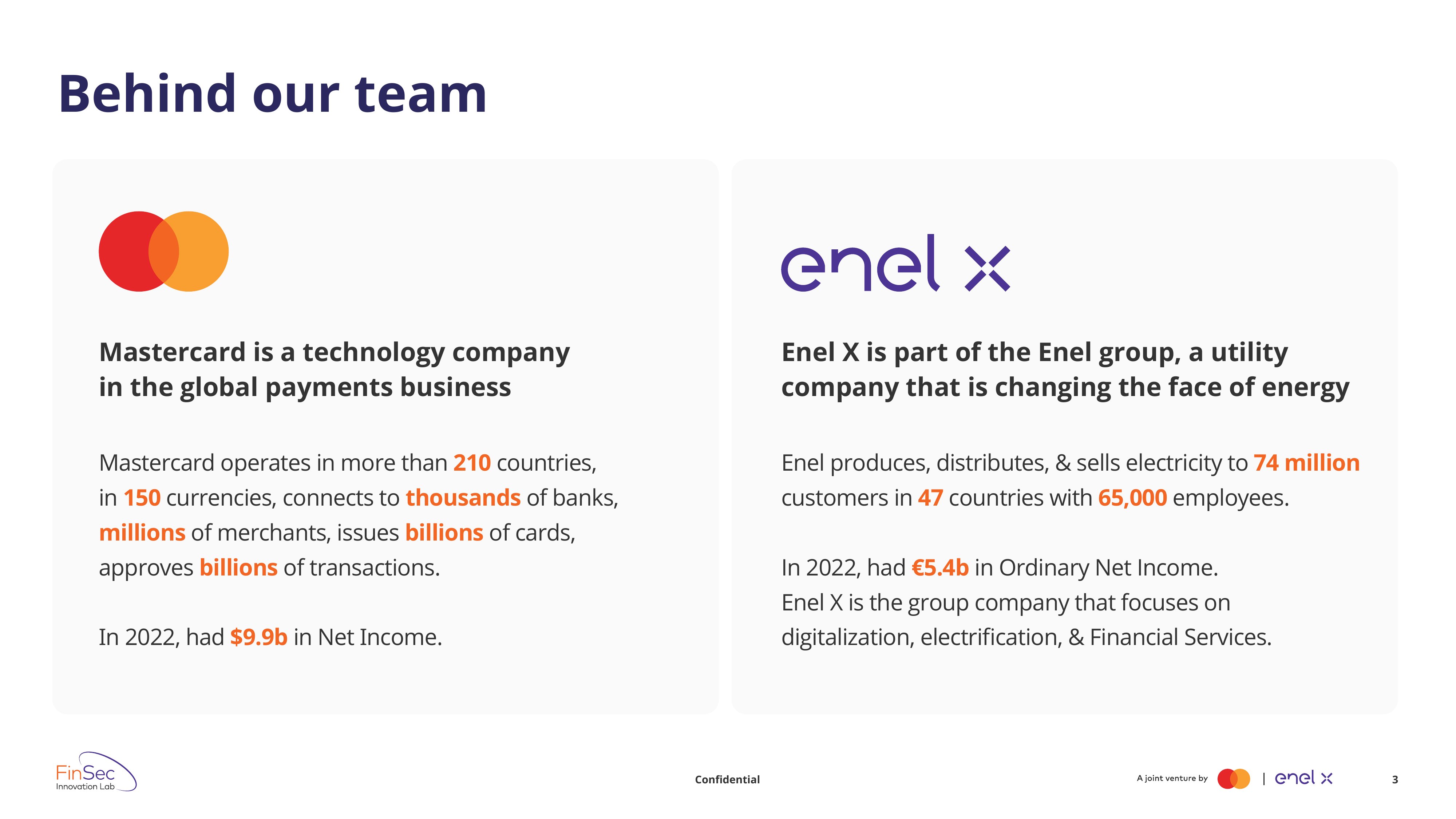 FinSec — partner slide with Mastercard