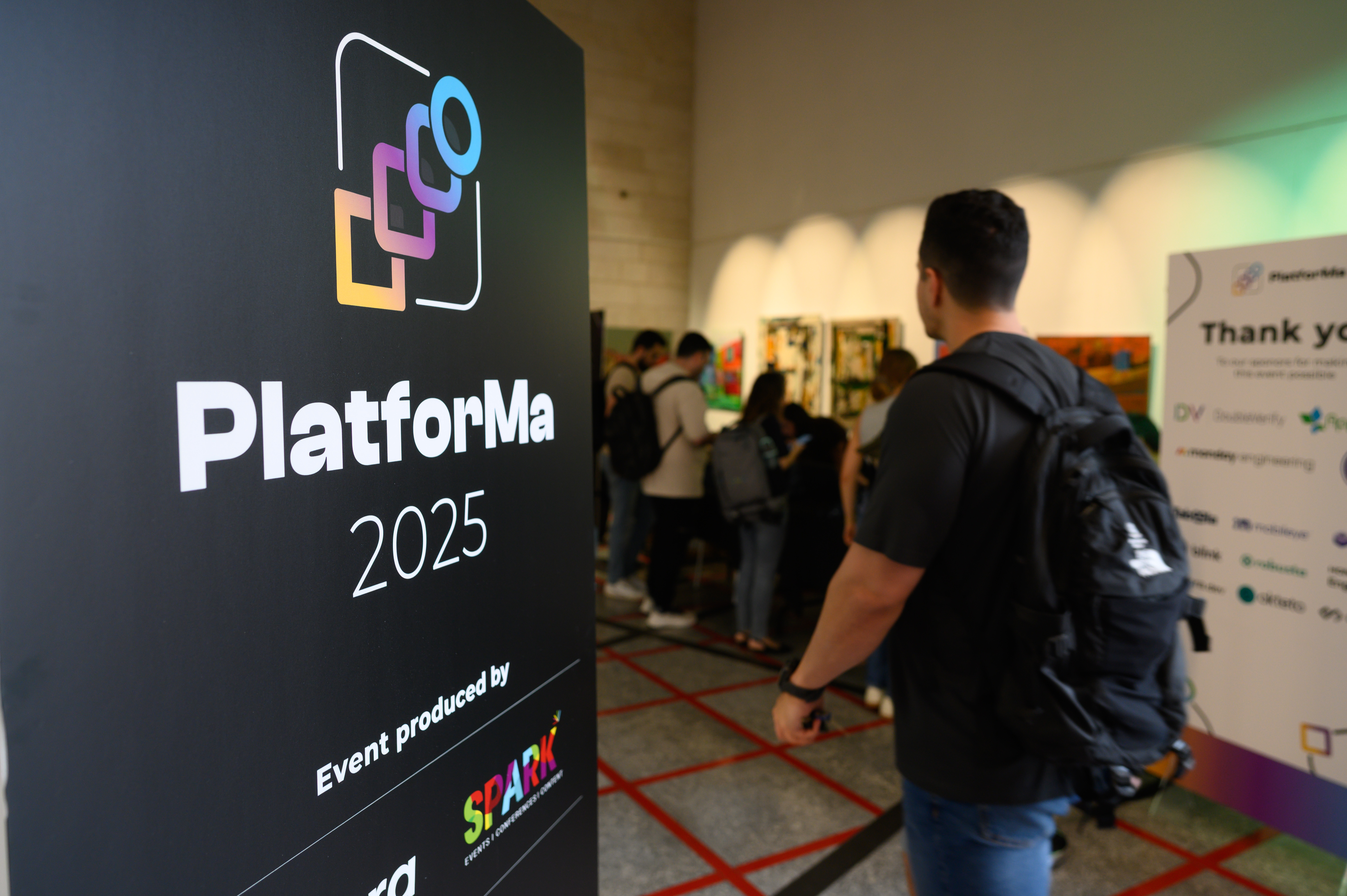 PlatforMa 2025 — branded materials on display