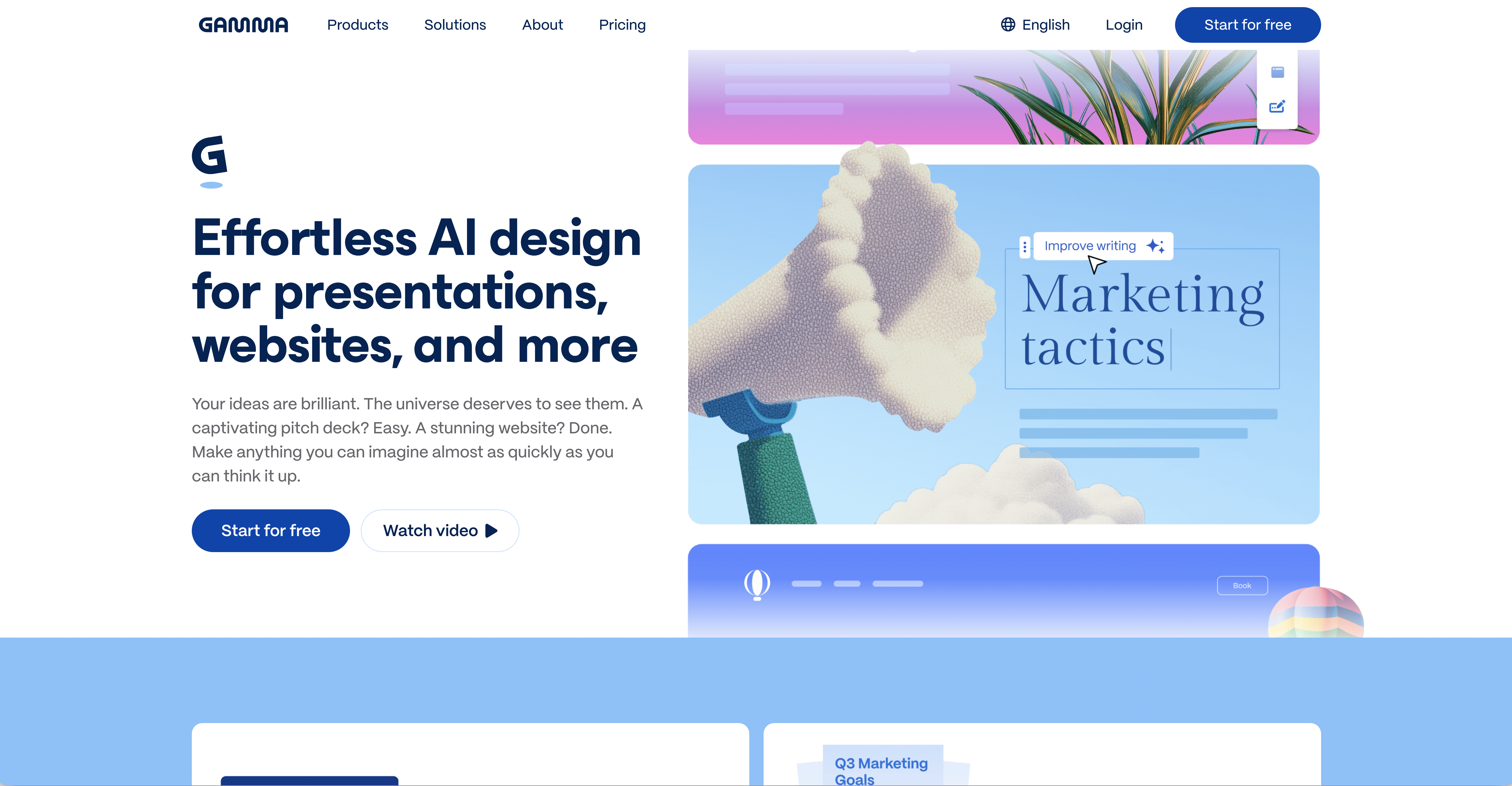Gamma — AI Presentation Generator
